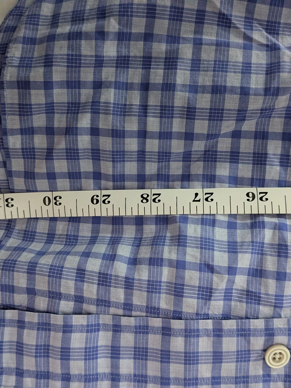 Tom Ford Blue and White Checked Dress Shirt - Picture 14 of 14